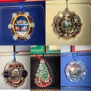 White House Holiday Ornament Set
